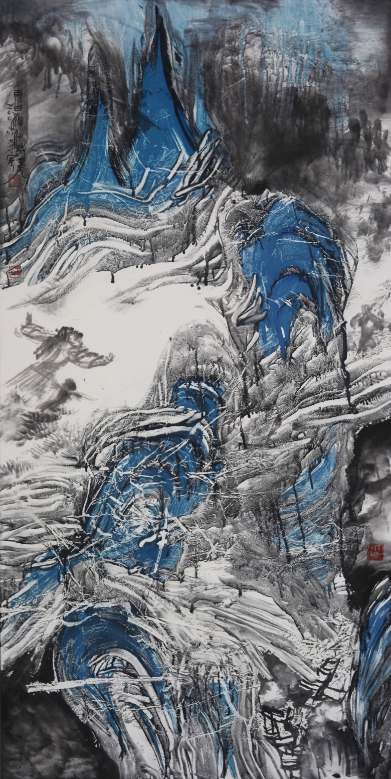 20260413177607090724.jpg 李白诗意系列之《游仙》137x68cm 2005年 宣纸水墨.jpg