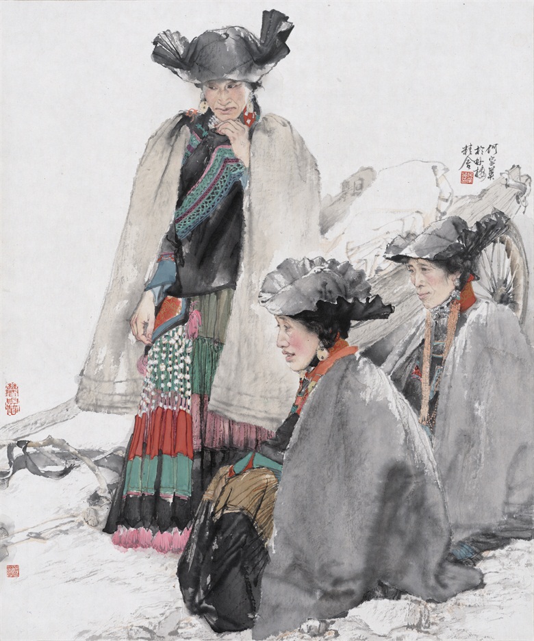 20260414177615212872.jpg 大凉山女人2015 64.5×57cm.jpg