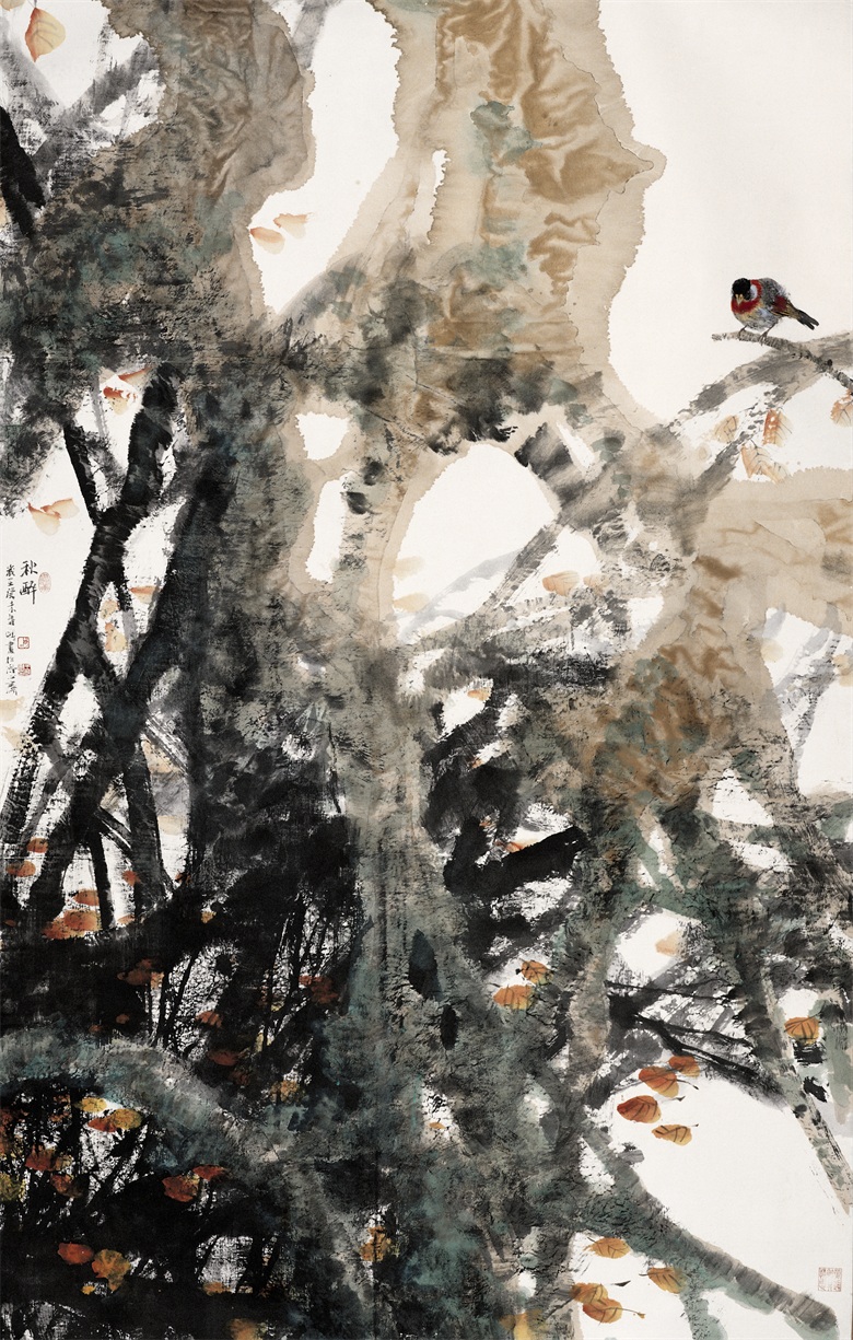 1676024227130627.jpg 41王明明 《秋醉》224×142cm 2003年.jpg