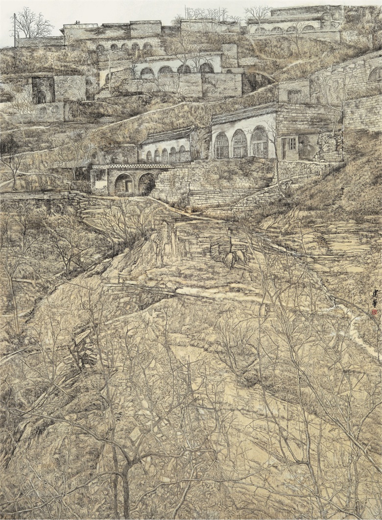 20260508177821232264.jpg 《塬上印象》 入选 翰墨青州2017全国中国画展.jpg