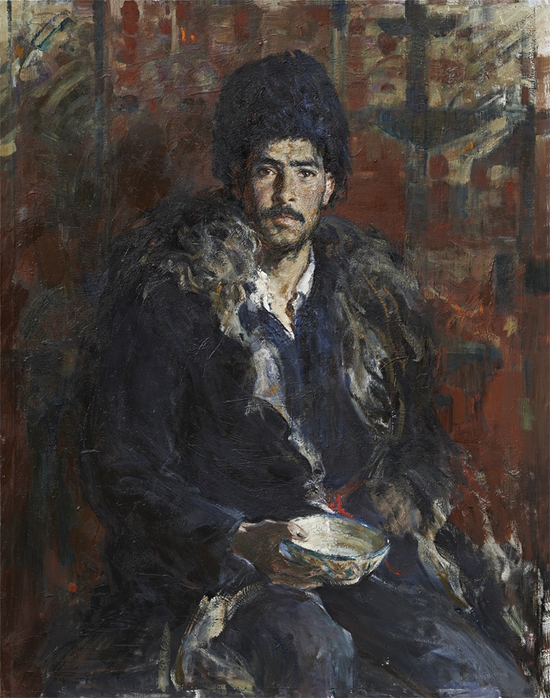 20260511177847171842.jpg 2011年 《昆仑山青年--洛孜·伊明》120 X 95cm 布面油画.jpg