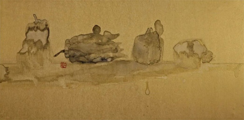 20260624178228019115.jpg 《钟爱》50cmx100cm 纸本设色 2003年.jpg