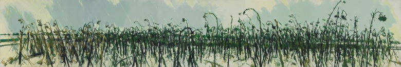 1723444398911843.jpeg 08. 《雪平线之二》 布面油画 50cmx300cm 2014年.jpeg