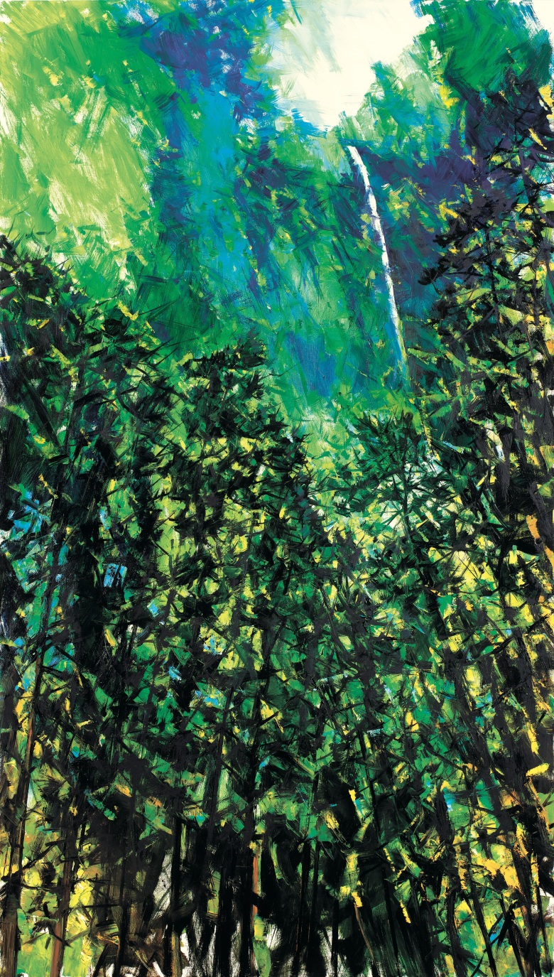 1723445120490949.jpeg 25. 《涧山》 布面油画 198cmx112cm 2022年.jpeg