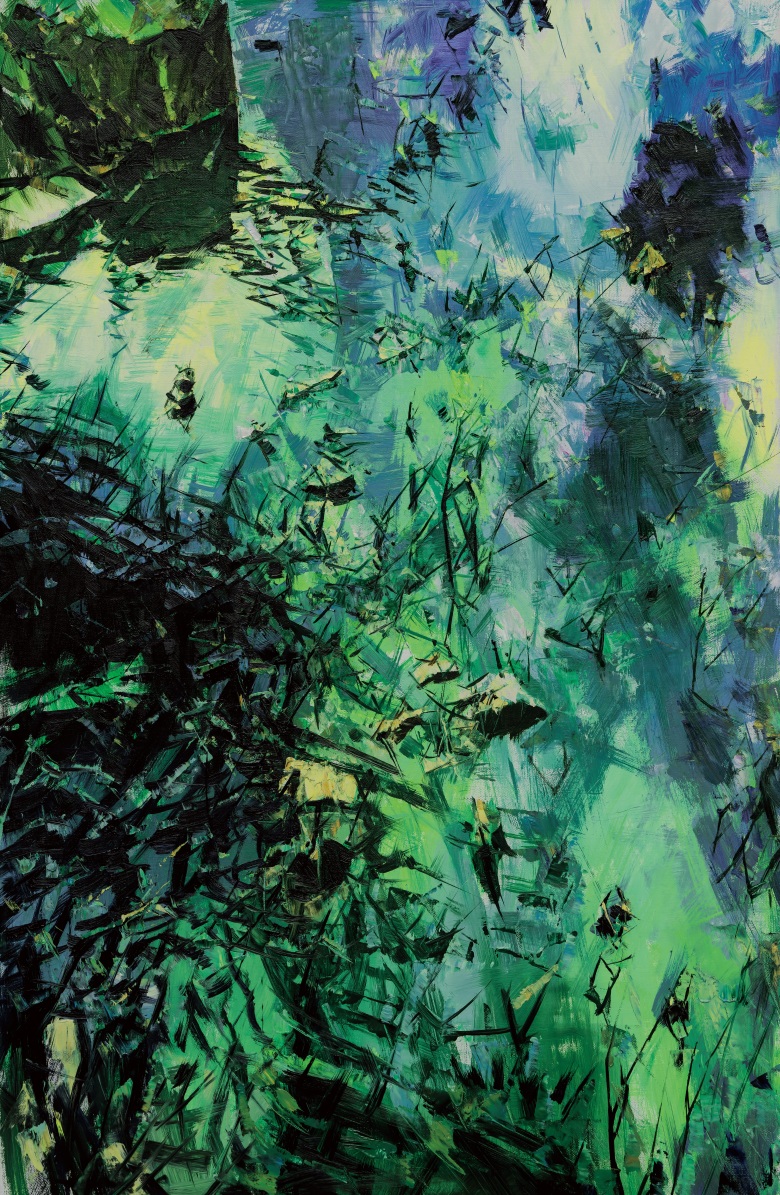 1723445269257330.jpeg 30. 《湘湖未荷(一)》 布面油画 138cmx90cm 2023年.jpeg