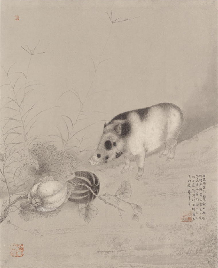 1629880979814659.jpg 《田间》56x46cm 2015年 -纸本设色 -刘万鸣.jpg