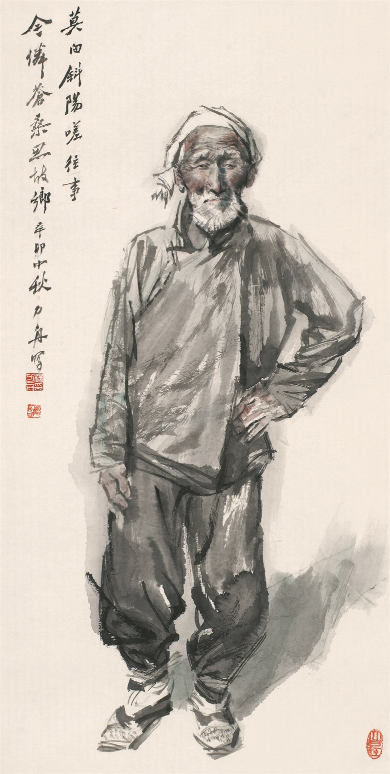 1645436582749914.jpg 《沧桑思故乡》 68x136cm 杨力舟 2011年 .jpg