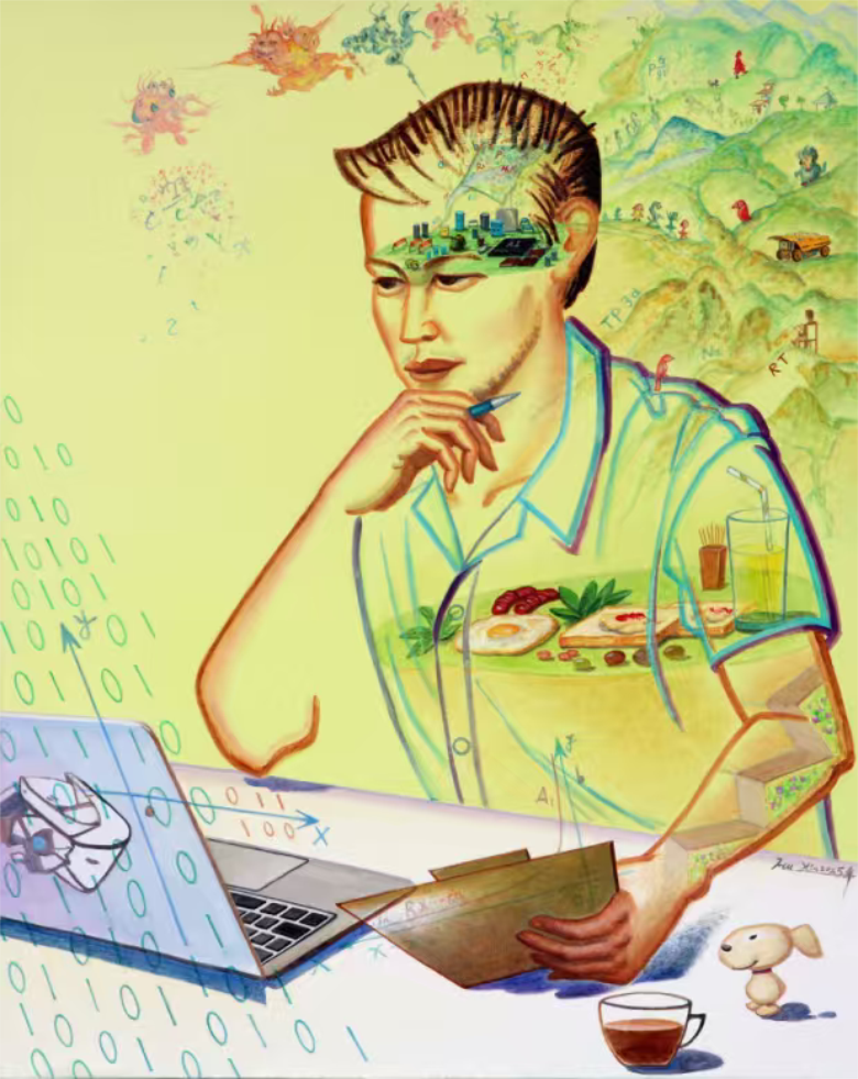 20261013179186389476.png 《计算未来》油画 100cmx80cm 2025年.png